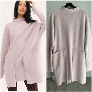 Free People Zoe Swit dress Lavender Medium 100% Wool